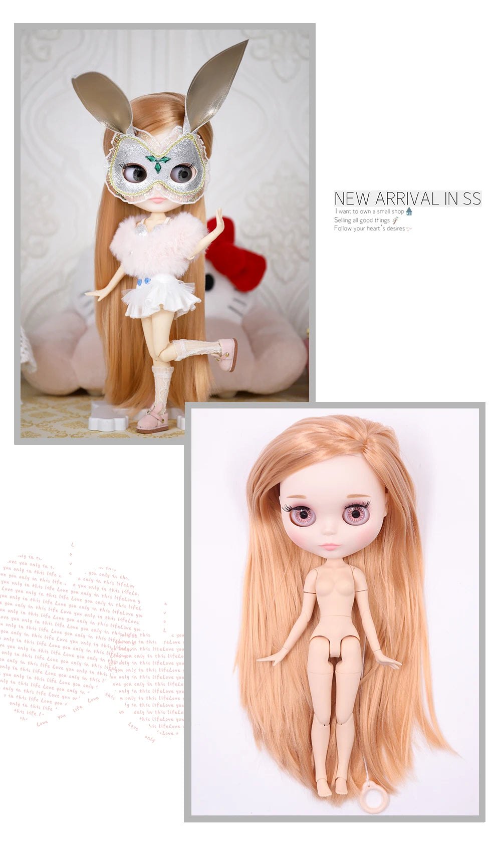 ICY DBS Blythe Doll 1/6 BJD Jointed Body — 30cm White Skin Anime Doll with Shiny & Matte Face, Special Price Gift Toy