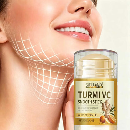Turmeric & Vitamin C Neck and Facial Cream - Hydrating Anti-Aging Skin Care for Smoother, Firmer-Looking Skin