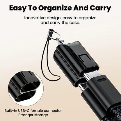 OLAF 60W USB-C to USB-C Cable - Short Fast Charging & Data Cable for iPhone, Samsung & Xiaomi Devices