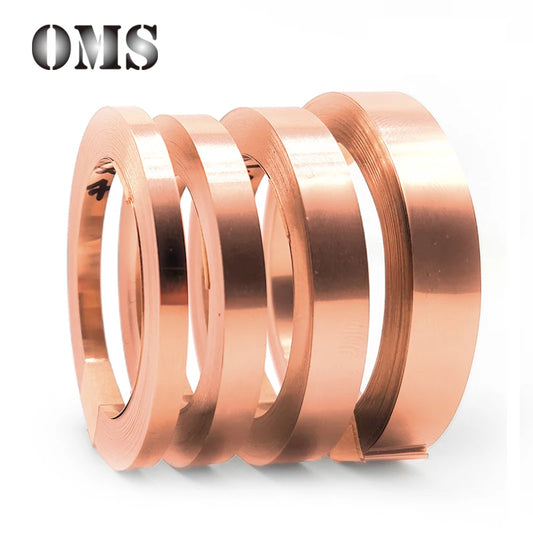 5M Pure Copper Strip – 0.15/0.2mm T2 High-Purity Copper for Li-ion Battery Pack Welding & Connection