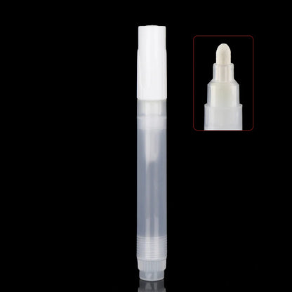Refillable Transparent Ink Rod – Reusable Plastic Paint Pen Accessory for Graffiti & Liquid Chalk Markers
