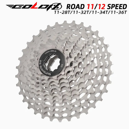 GOLDIX Ultralight CNC Road Bike Cassette — 11/12-Speed 28T-36T Sprocket for SHIMANO HG, K7 11S/12S