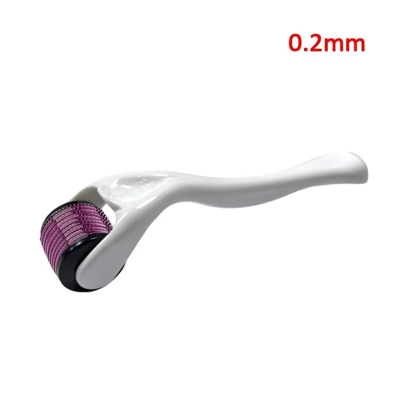 Microneedle Derma Roller - 540-Needle Facial, Body & Beard Skin Roller 0.2-0.3mm