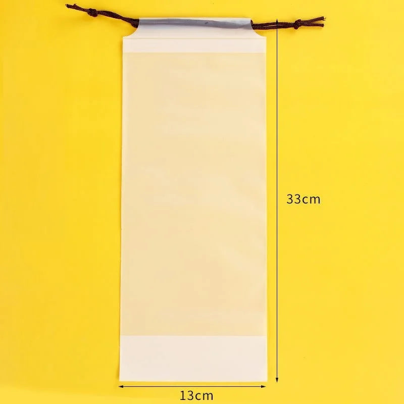 3PCS Rain Umbrella Covers – Reusable Waterproof Translucent Plastic Drawstring Bags, Portable Umbrella Storage