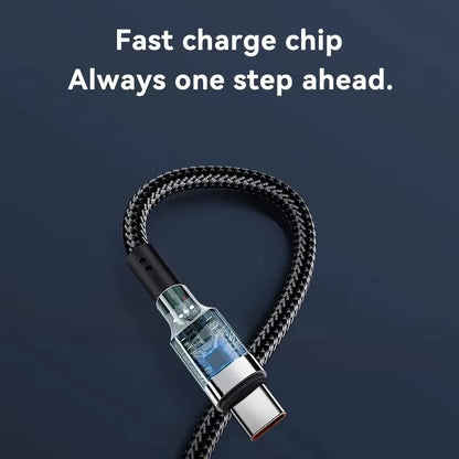 120W USB-C to USB-C Fast Charging Cable - PD Quick Charge Cable for iPhone, Xiaomi & Samsung Devices