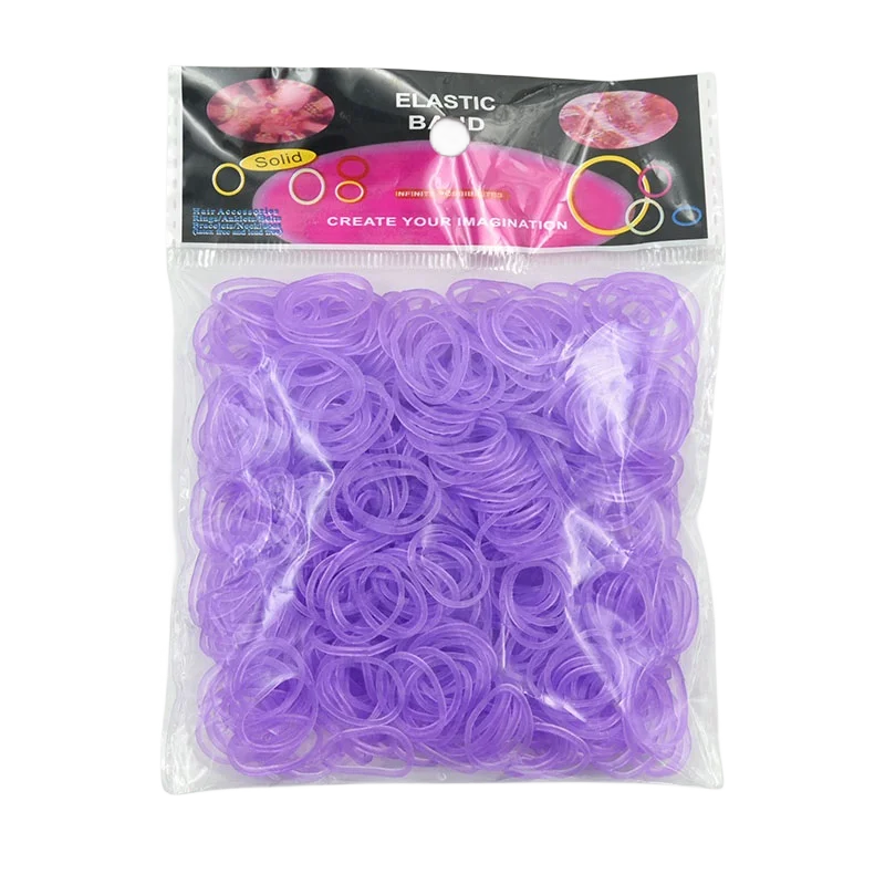 600pcs Glow-in-the-Dark Loom Band Kit – Colorful DIY Bracelet Making Set with Beads & Accessories for Friendship Crafts
