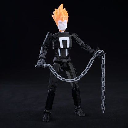 9L3D Lucky13 T13 Action Figures — 3D Printed Deadpool, Wolverine, Batman, Spider-Man & Venom Anime Model Toys, Collectible Gift