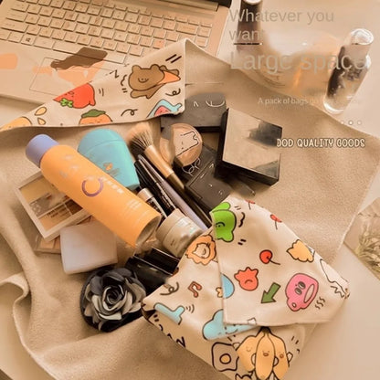 Folding Cosmetic & Storage Bag - Reusable Protective Organizer for iPad, Camera & Accessories