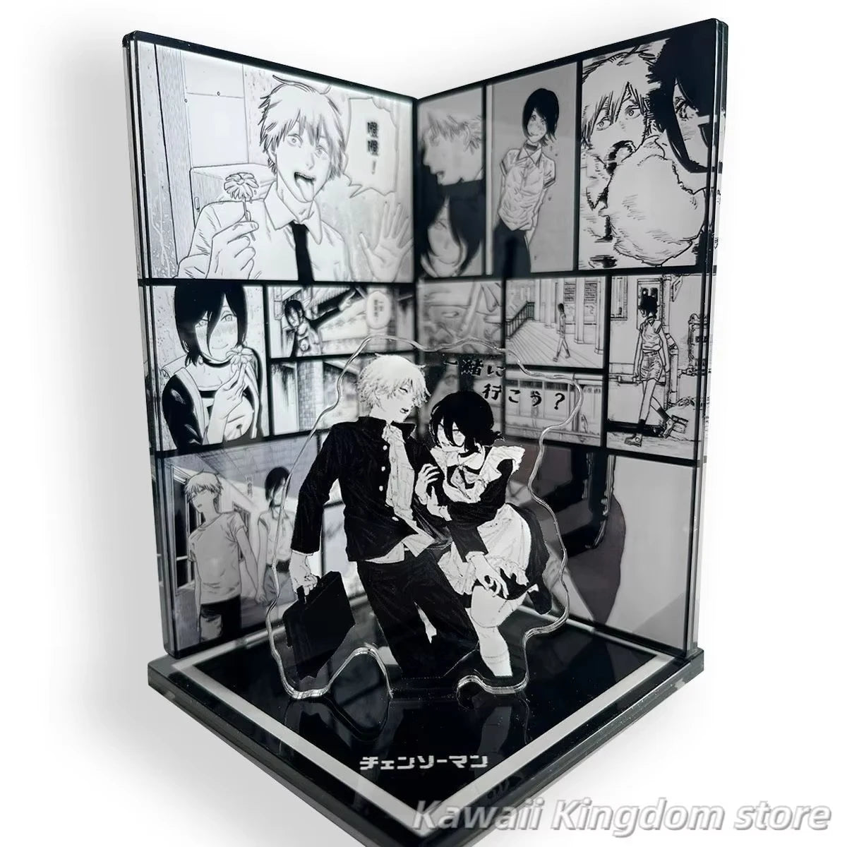 Denji & Reze Acrylic Standee - Anime Desktop Display Ornament and Collectible Gift