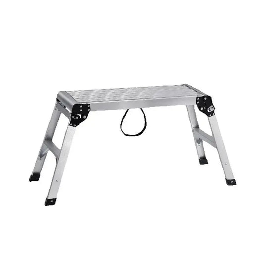 SucceBuy Folding Work Platform & Aluminum Drywall Stool – Heavy Duty Ladder with 330lb Load Capacity & Non-Slip Feet