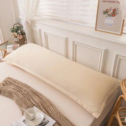 Skin-Friendly Couple Pillowcase – Cozy Polyester Hugging Pillow Cover, Large 120/150/180cm