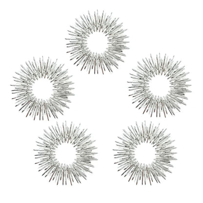5–15pcs Spiky Acupressure Finger Rings – Sensory Stress Relief Massager Fidget Toys for Teens & Adults