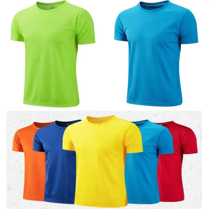 Men's & Women's Quick-Dry Sports T-Shirt - Breathable Short Sleeve Gym, Running & Fitness Training Shirt