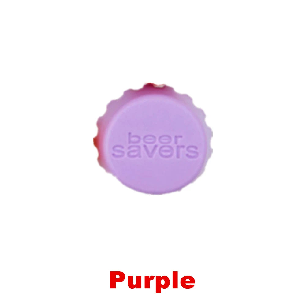 6/12/24/30pcs Reusable Silicone Bottle Caps - Fresh-Keeping Sealed Stopper for Beer, Vinegar, & Soy Sauce Bottles
