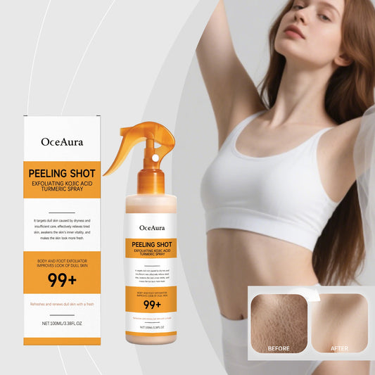 Kojic Acid Turmeric Skin Care Spray - Collagen Nourishing Formula for Glowing Skin & Improved Firmness