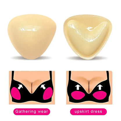 Self-Adhesive Push-Up Bra Inserts – Reusable Double-Sided Sticky Padding for Ultra Breast Lift