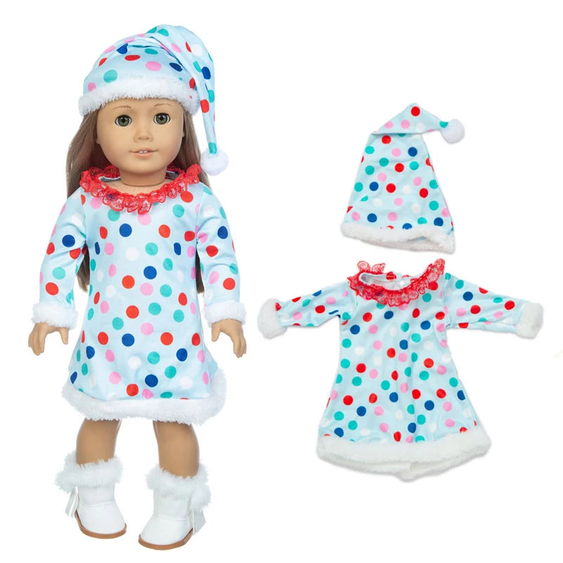18-Inch Girl Doll Winter Coat – Jacket Outfit for 43cm Newborn Baby Dolls