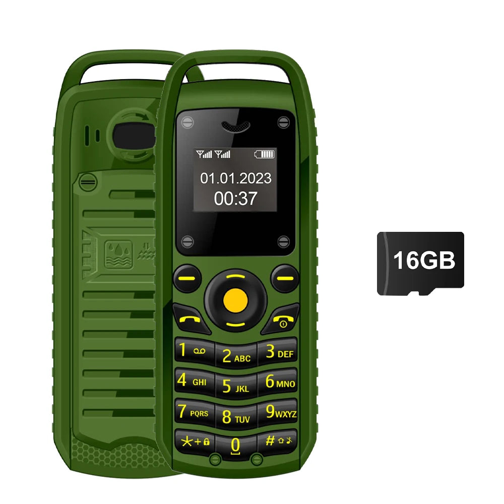 SERVO B25 Super Mini Mobile Phone – Dual SIM, Magic Voice, Bluetooth, Blacklist, Alarm Clock, 2G Feature Cellphone