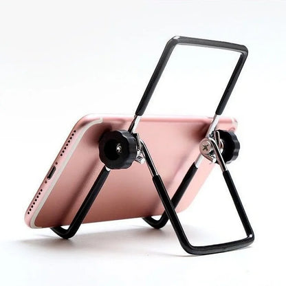 Foldable Adjustable Phone/Tablet Stand - Desktop Holder Mount, Flexible Desk Support for Phones and Tablets