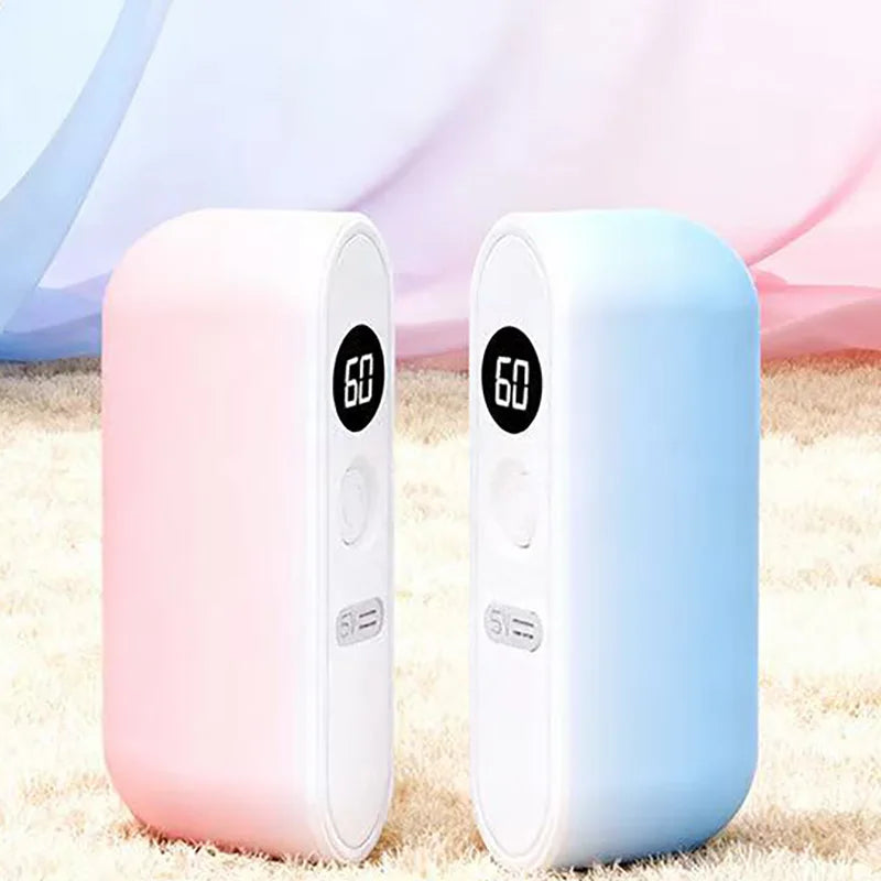 Magnetic Split Hand Warmers – Dual Electric Pocket Heaters with LCD Temperature Display and Independent Heating Controls