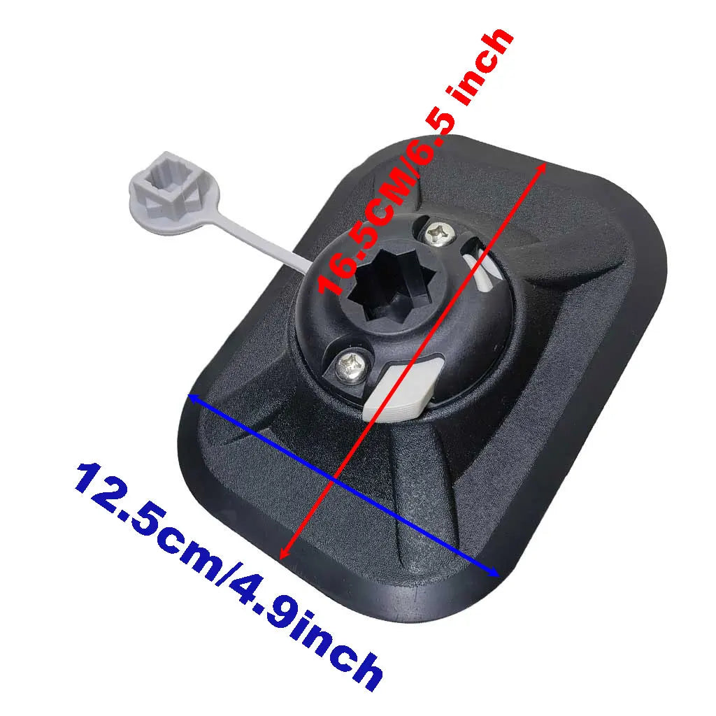 Inflatable Boat GPS Fish Finder Camera Mount Kit – PVC Kayak Ball Base DIY Safety Flag Mount Pad