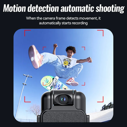 1080P Mini Cycling Camera - Compact Sports DV DVR Audio Video Recorder with Back Clip for Cycling, Riding and Outdoor Use
