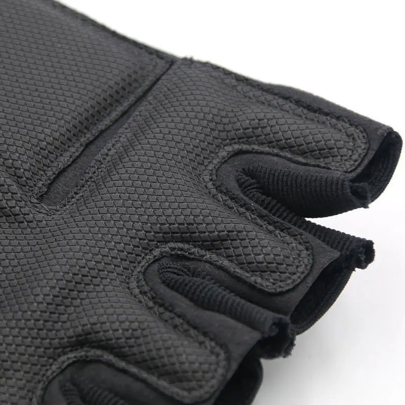Tactical Hard Knuckle Half Finger Gloves – Men's Combat, Hunting, Shooting & Paintball Duty Fingerless Gloves