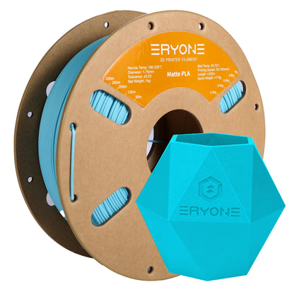 ERYONE Matte PLA Filament 1.75mm – 1KG High-Quality Spool for 3D Printing, Fast Shipping