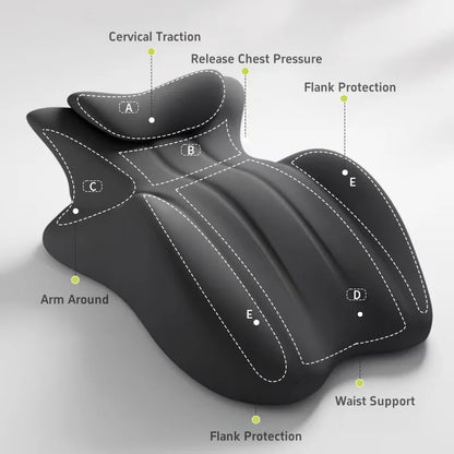Prone Sleeping Pillow – Memory Foam Varicose Cushion, Ergonomic Waist & Cervical Traction Support for Body Relaxation