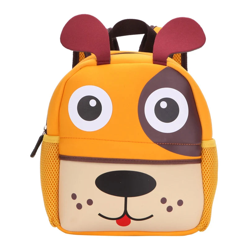 3D Cartoon Animal Kids Backpack | School Bag for Girls & Boys, Kindergarten Toddler Backpack Ages 2-5