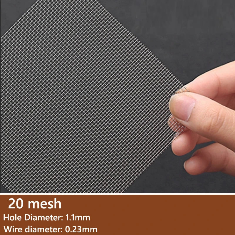 304 Stainless Steel Mesh Filter Sheets 4–400 Mesh Woven Wire Screen 1–5pcs High Quality Filtration Mesh