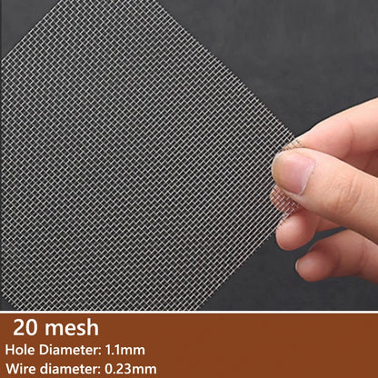 304 Stainless Steel Mesh Filter Sheets 4–400 Mesh Woven Wire Screen 1–5pcs High Quality Filtration Mesh