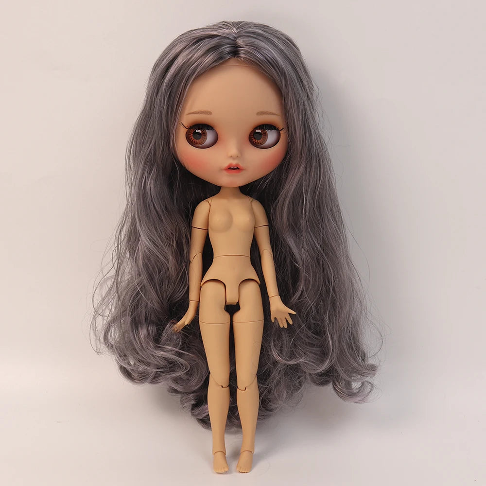 ICY DBS Blythe 1/6 BJD Doll – 30cm Tan Skin Matte Face Jointed Body, Anime Girl Toy Gift