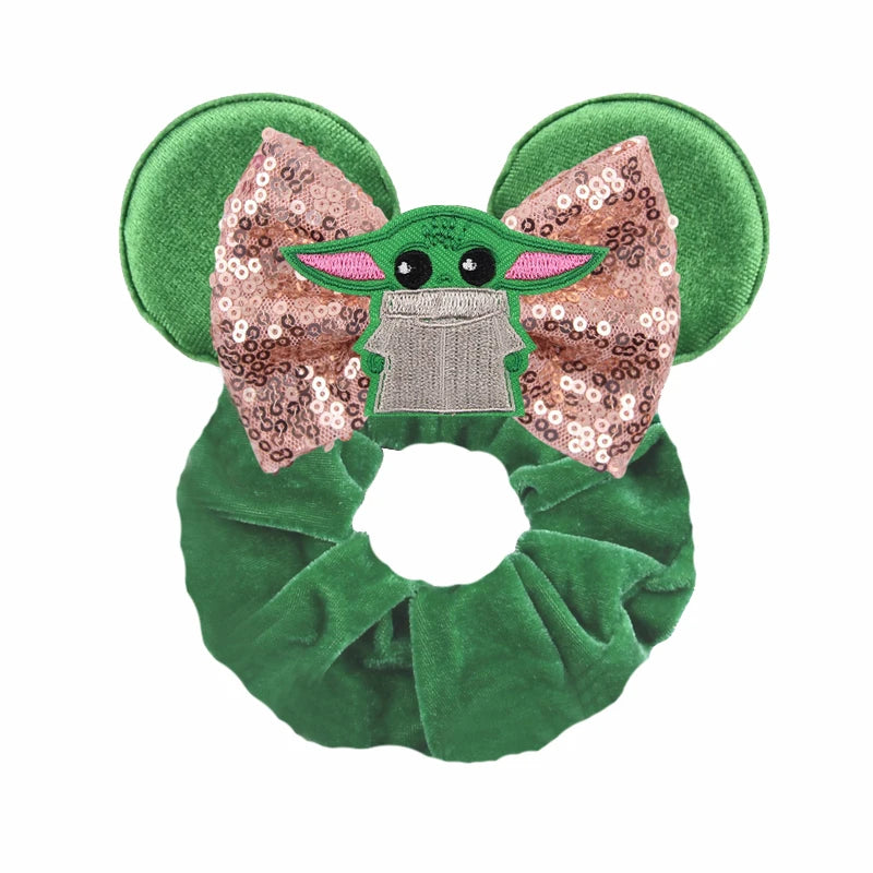 Velvet Mouse Scrunchies - Cute Elastic Ponytail Holders & Hair Accessories for Girls