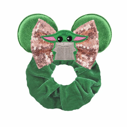 Velvet Mouse Scrunchies - Cute Elastic Ponytail Holders & Hair Accessories for Girls