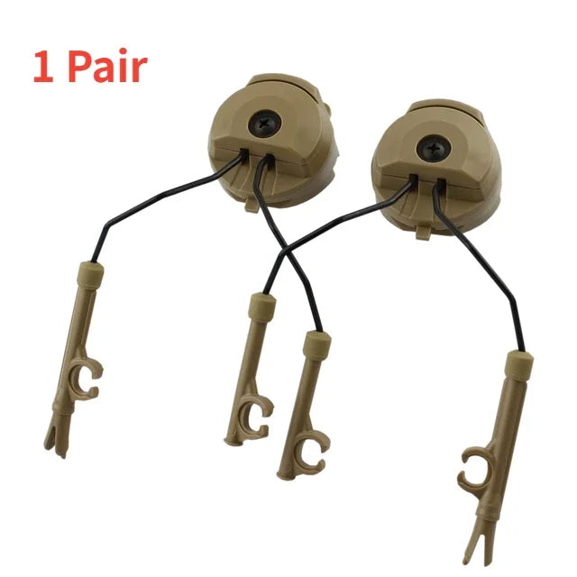 Tactical Headset Bracket – Ops Core Helmet ARC Rail Adapter Set for Comtac II Series Military Noise Cancelling Headset