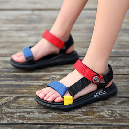 Kids Summer Sandals Sneakers – Non-Slip Breathable Outdoor Beach Shoes for Boys & Girls, Lightweight Fashion Footwear