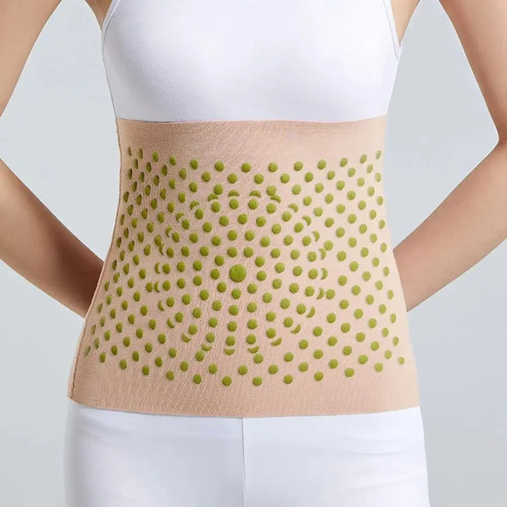 Hot Mugwort Self-Heating Waist Belt - Soft Lower Back Support for Everyday Comfort