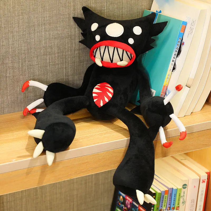 Soft Black Spider Plush Toy — Creative Monster Stuffed Animal Gift for Kids, Pets & Boyfriends