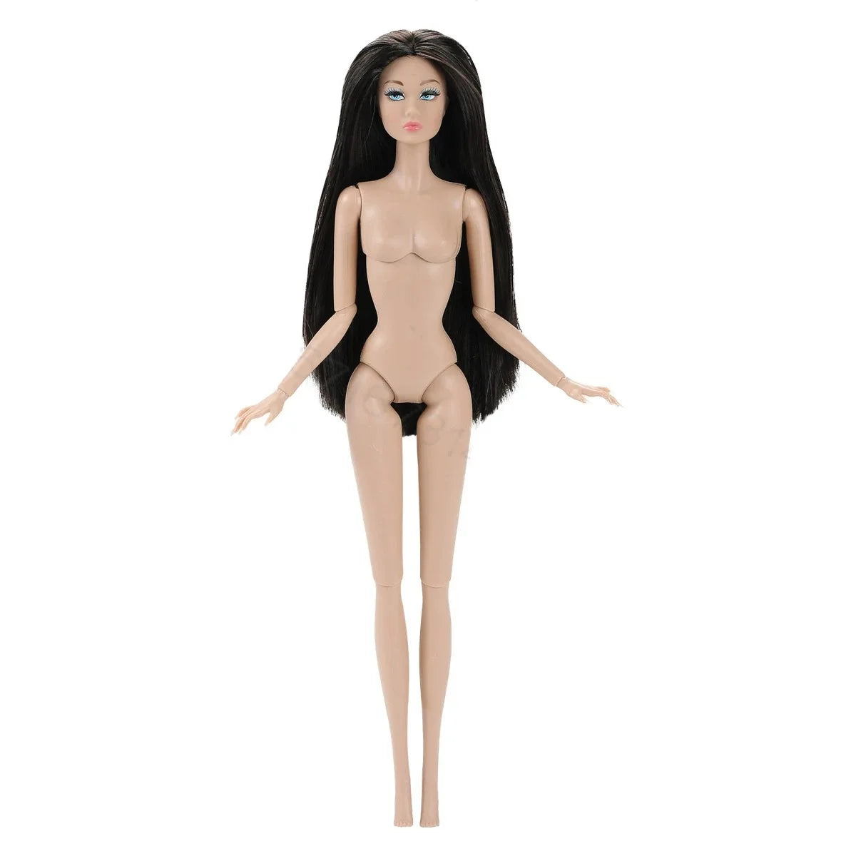 FR Supermodel 1/6 BABI Doll – Movable Joints, DIY Dress-Up Princess with Head & Body Accessories, White/Normal/Chocolate Skin