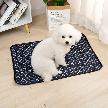 Washable Dog Pet Diaper Mat: Waterproof Training Pad for Urine Absorption - Reusable, Environmentally Friendly Protection for Dog Car Seats