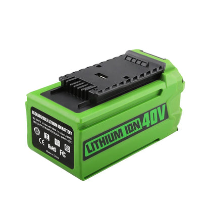 Greenworks 40V 6Ah G-MAX Li-Ion Replacement Battery – Compatible with Lawn Mowers & Power Tools
