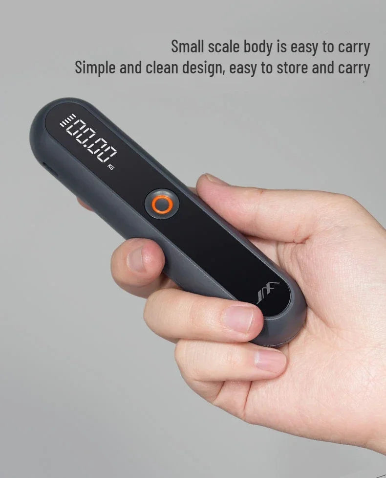 JIMIHOME LCD Digital Electronic Scale - Rechargeable Portable Food & Luggage Scale, Travel Suitcase Balance Weight Scale