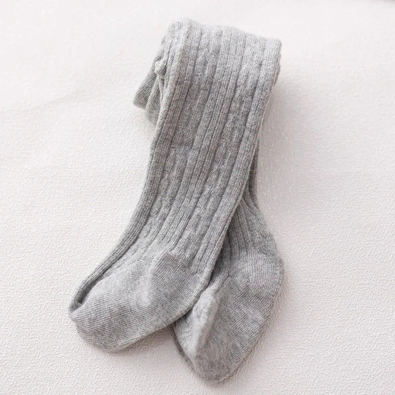 0-2Y Baby Girls Warm Pantyhose – Autumn Winter Long Tube Leggings & Newborn Tights Socks