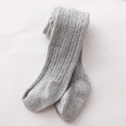 0-2Y Baby Girls Warm Pantyhose – Autumn Winter Long Tube Leggings & Newborn Tights Socks
