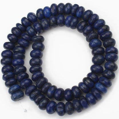 Natural Stone Rondelle Beads - 5x8mm Tourmaline, Citrine & Quartz Loose Beads for DIY Bracelets