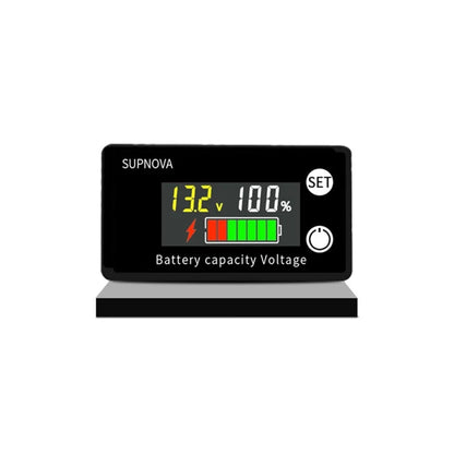 Battery Capacity Indicator Voltmeter – DC 8V-100V for Lead Acid, Lithium & LiFePO4 Cars & Motorcycles