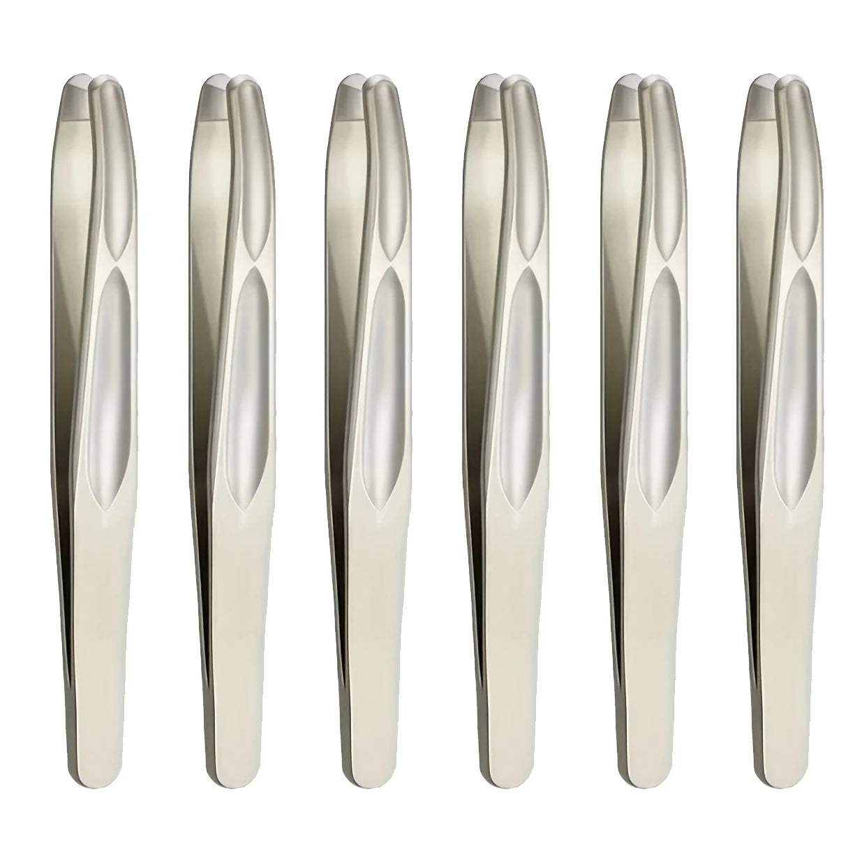Premium Round Head Tweezers - Precision Eyebrow, Facial Hair & Beard Removal Tool