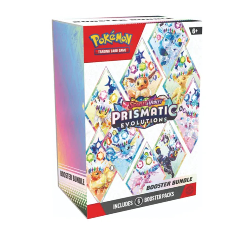 Pokemon V10 Booster Bundle - Destined Rivals, Prismatic Evolutions, Scarlet & Violet 151 English Trading Cards Gift Set