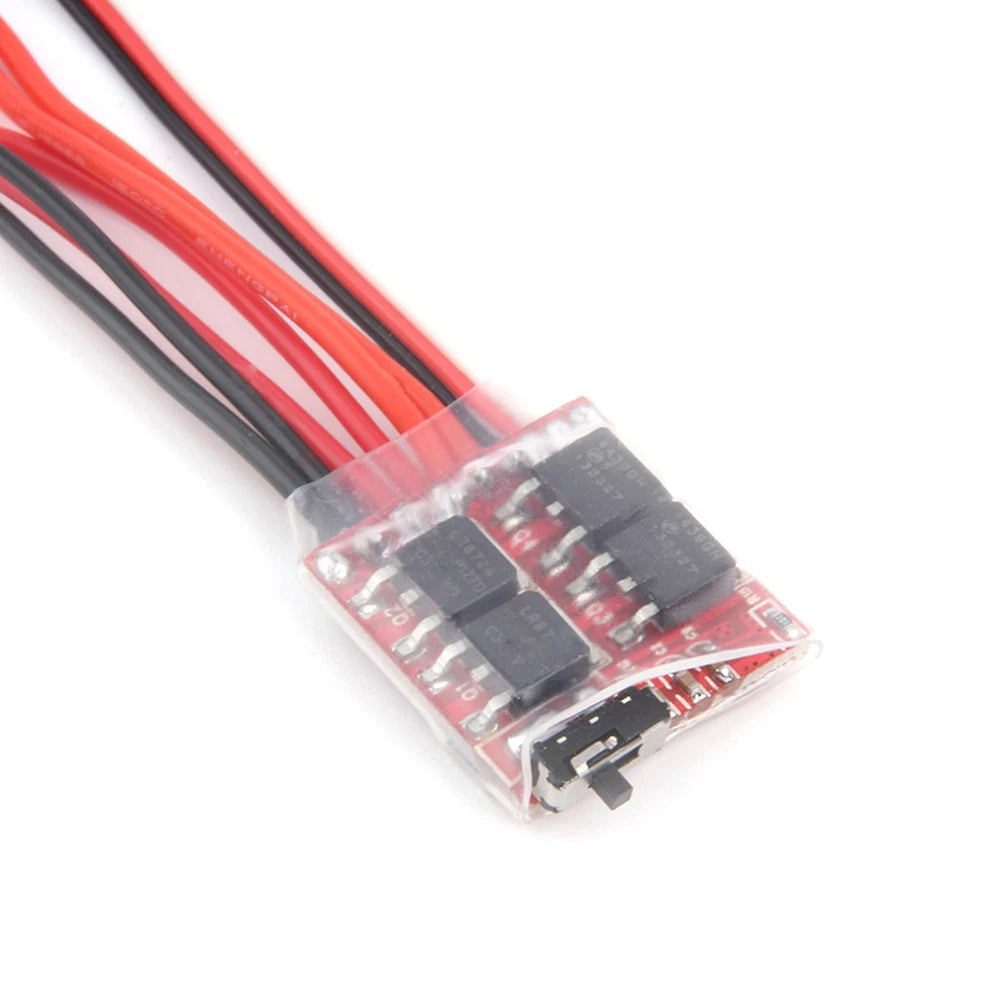 Micro ESC 20A 30A Brushed Electric Speed Controller – RC ESC for 2S 4-8V, DIY Mini 1/16 1/18 1/24 RC Car, Boat, Tank w/Brake